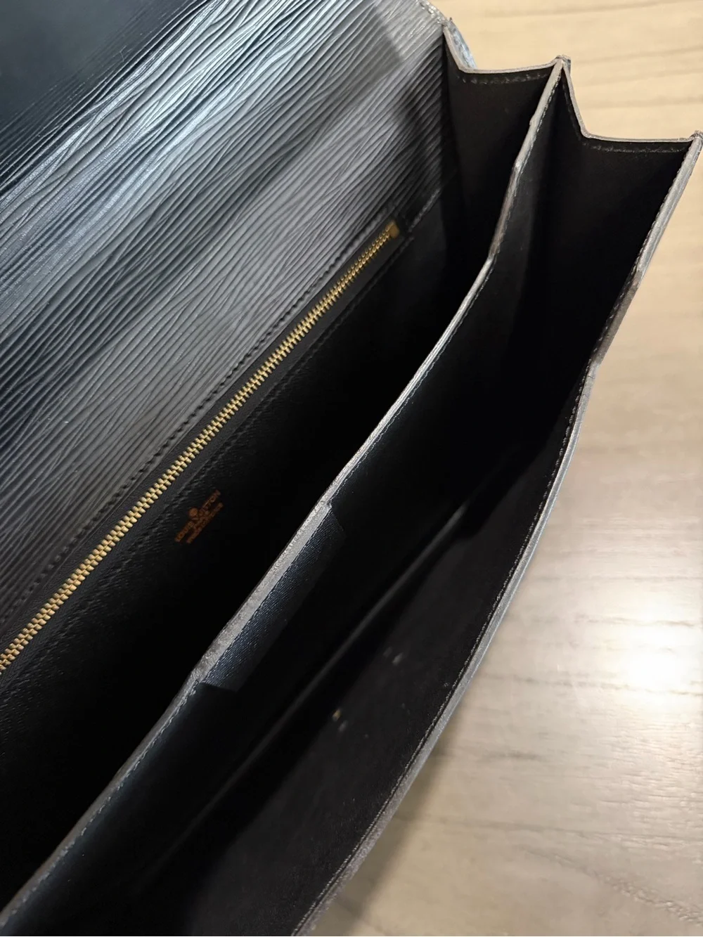 Louis Vuitton Black Epi Leather Briefcase